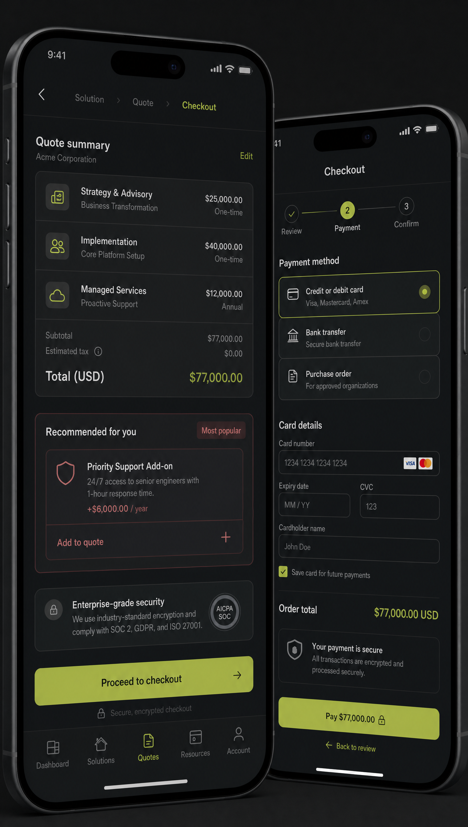 Vertrieb und Checkout Use Case