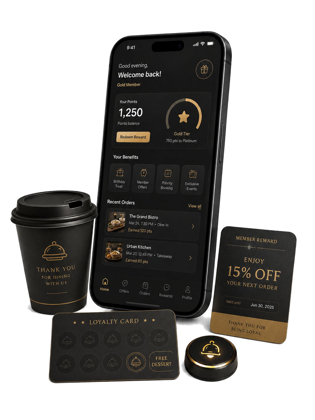 Restaurant Loyalty Produktbeispiel
